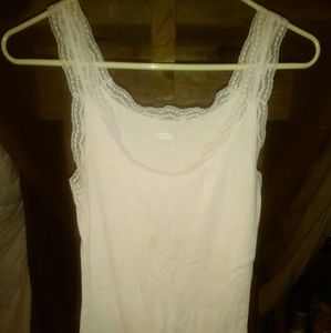 Womams Old Navy size M light pink tank top